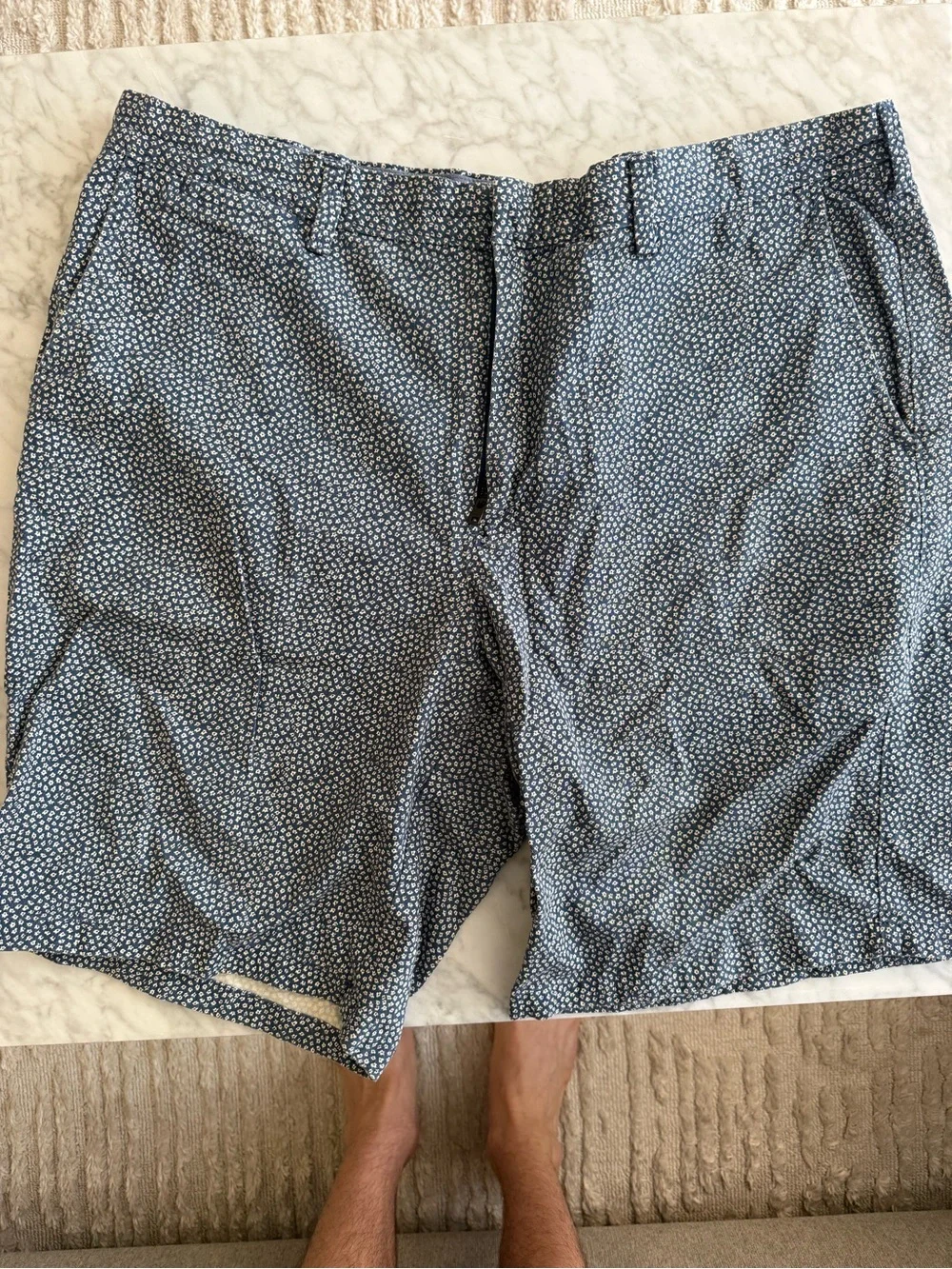 J.Crew Club Shorts – Navy Floral Print – 38W x 10.5” Inseam